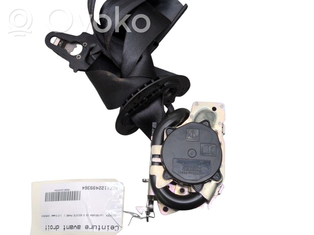Citroen C3 Cinturón delantero 