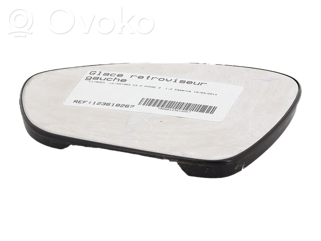 Citroen C3 Spoguļa stikls 