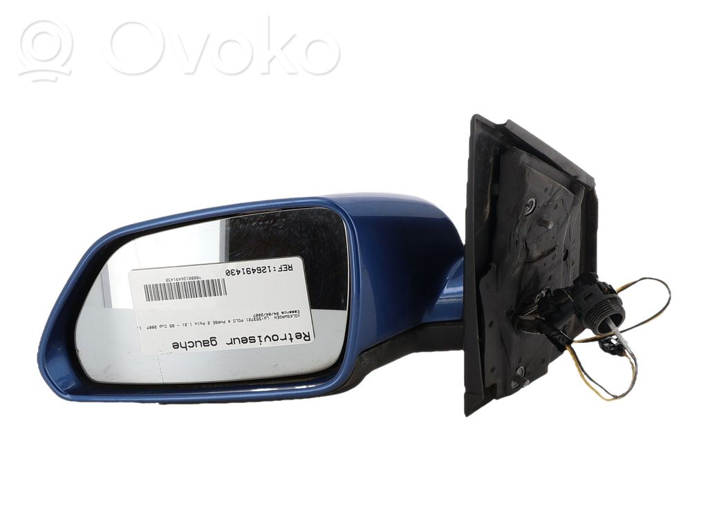 Volkswagen Polo IV 9N3 Manualne lusterko boczne drzwi przednich 