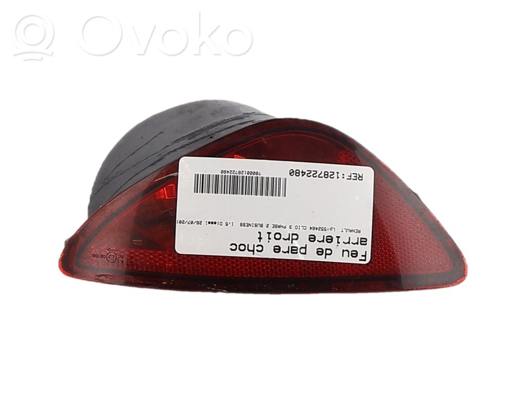 Renault Clio III Luz del parachoques trasero 