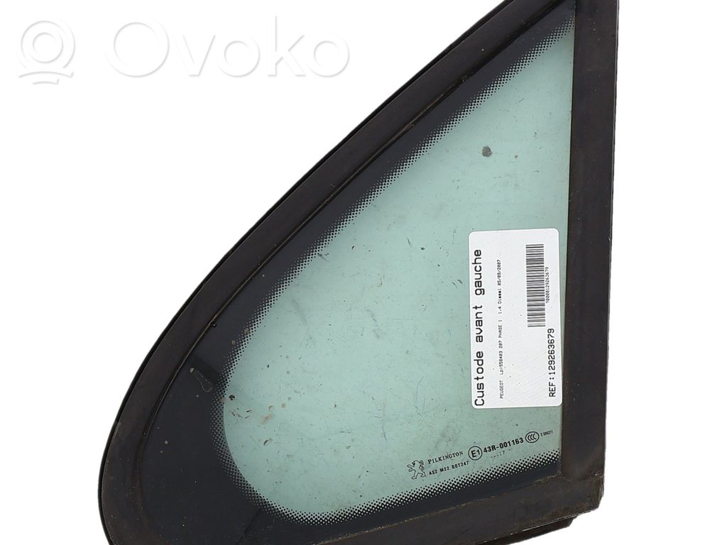 Peugeot 207 Szyba karoseryjna drzwi przednich 