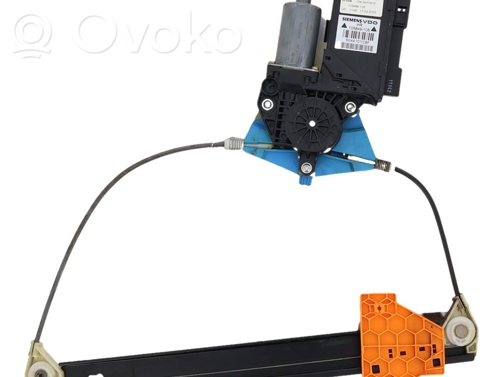 Audi A4 S4 B6 8E 8H Alzacristalli della portiera posteriore con motorino 
