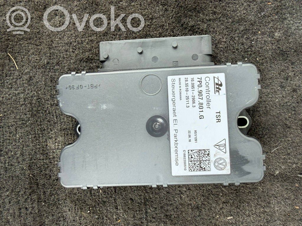 Module de commande de frein à main   7P0907801G,28551025113,10095129063