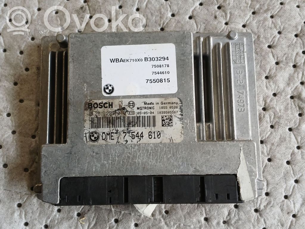 Unidad de control/módulo ECU del motor   N62B44A,0261209010