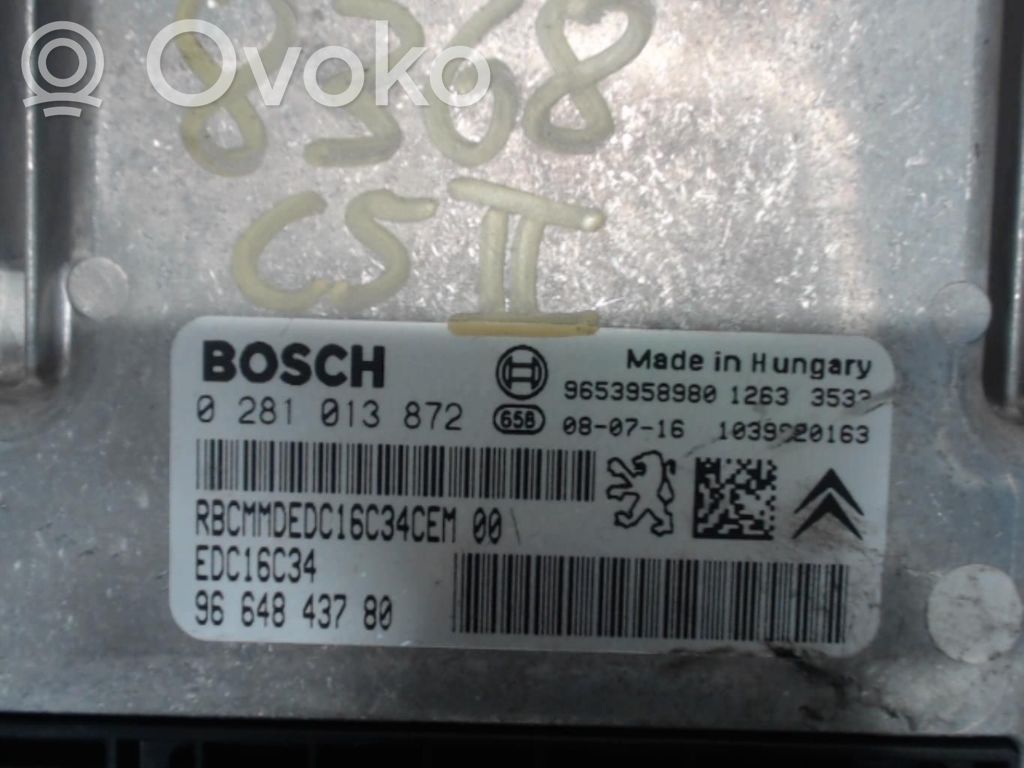 Citroen C5 Engine control unit/module 