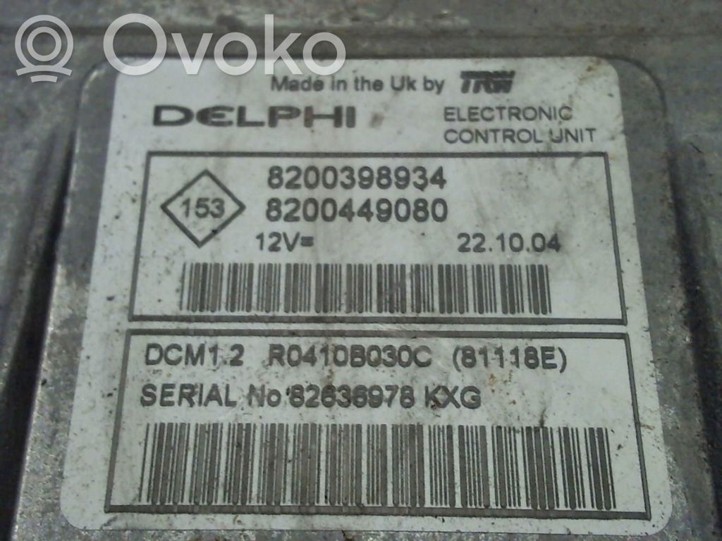 Renault Modus Engine control unit/module 