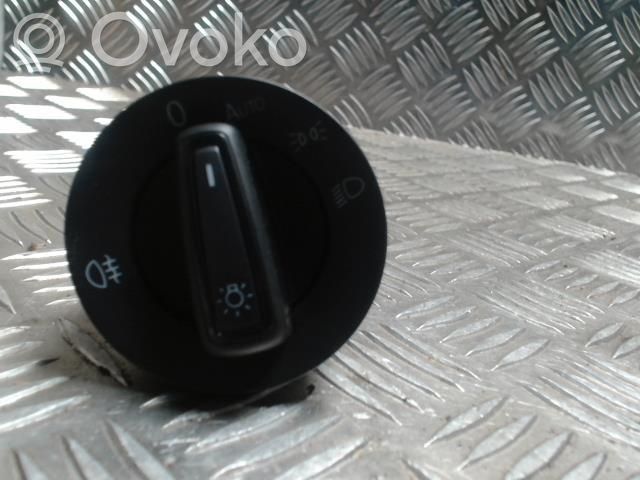Volkswagen Polo VI Interruptor de control de altura del faro delantero 