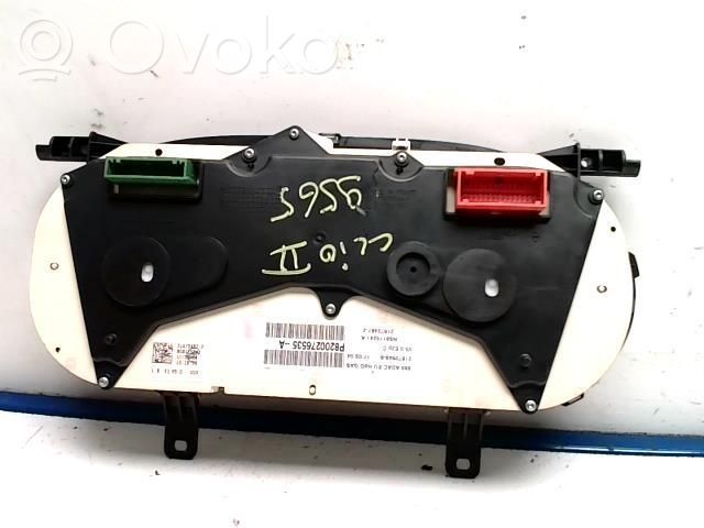 Renault Clio II Compteur de vitesse tableau de bord 