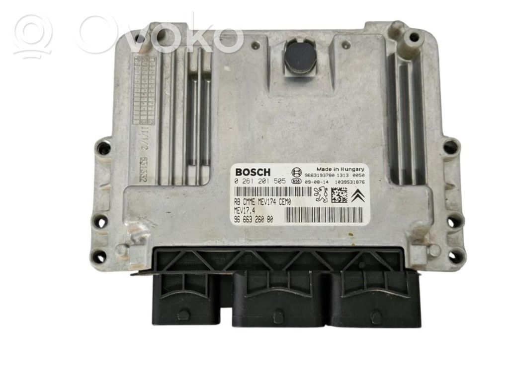 Engine control unit/module ECU   9666326080