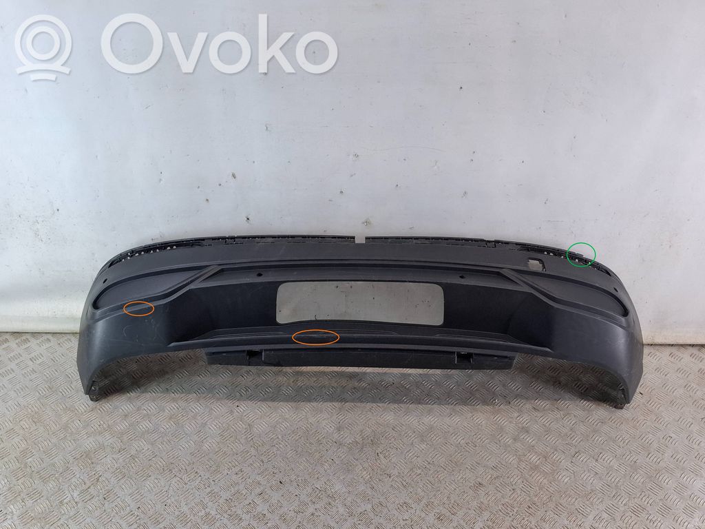 Volkswagen Tiguan Moldura inferior del parachoques trasero 