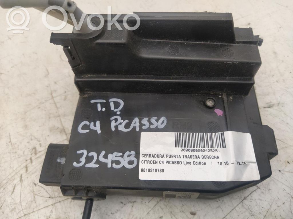Citroen C4 I Picasso Serratura portiera posteriore 
