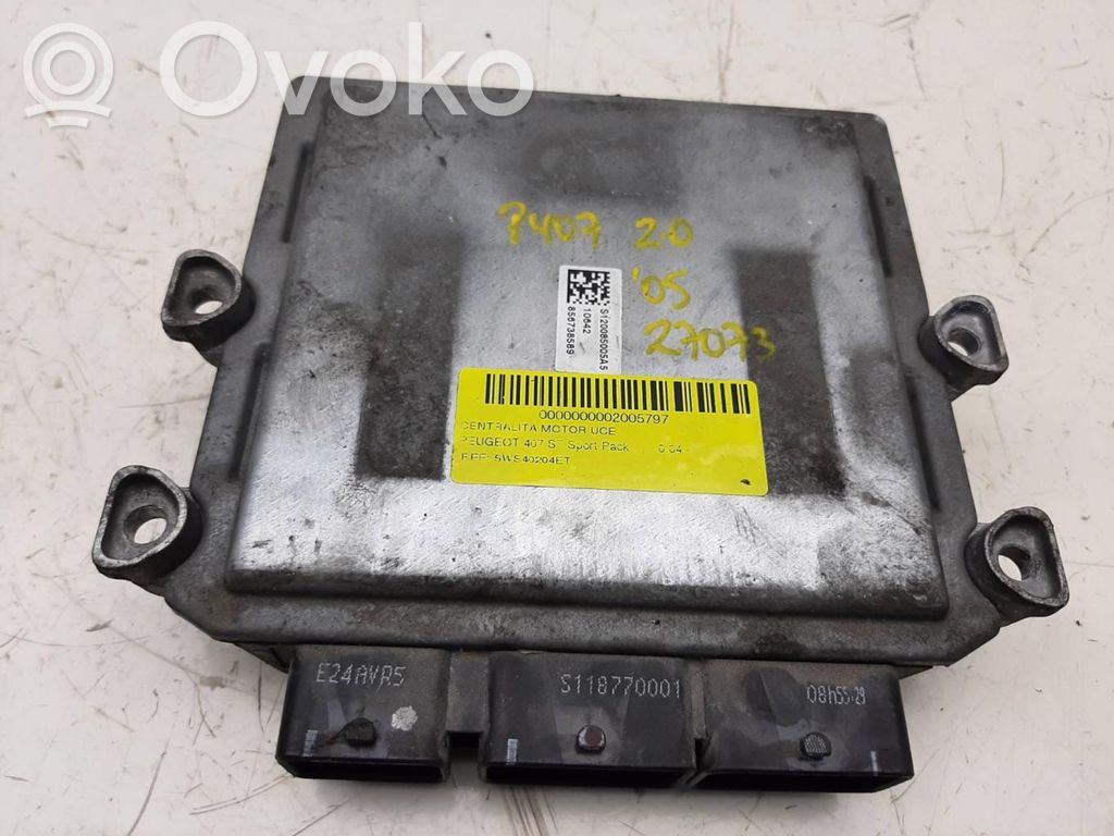 Unité de commande, module ECU de moteur   5WS40204ET