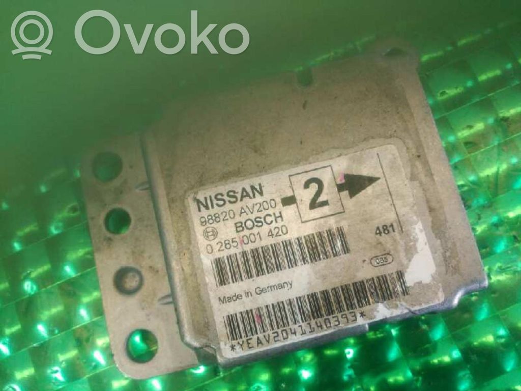 Centralina/modulo airbag   0285001420