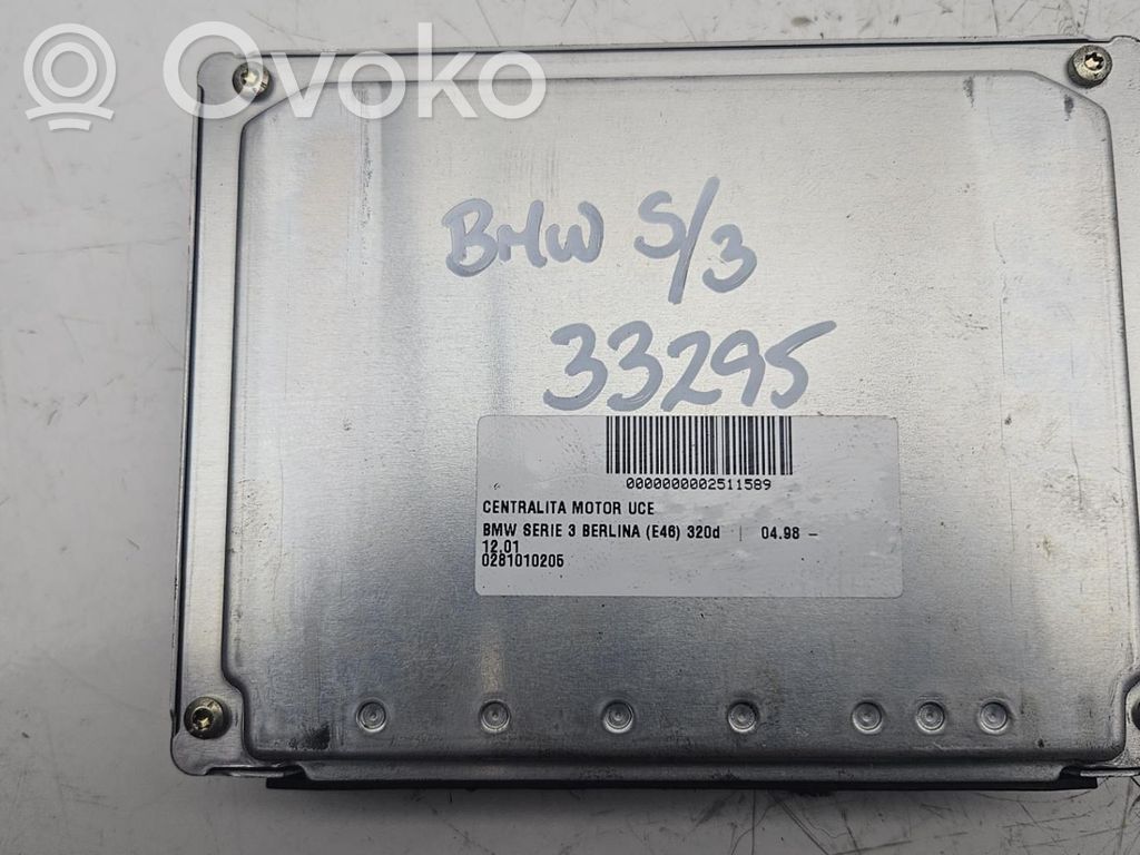 Motorsteuergerät ECU   0281010205