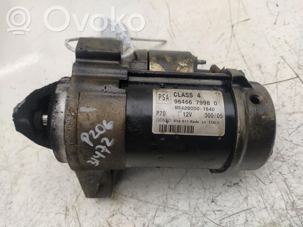 Motor de arranque   9646679980