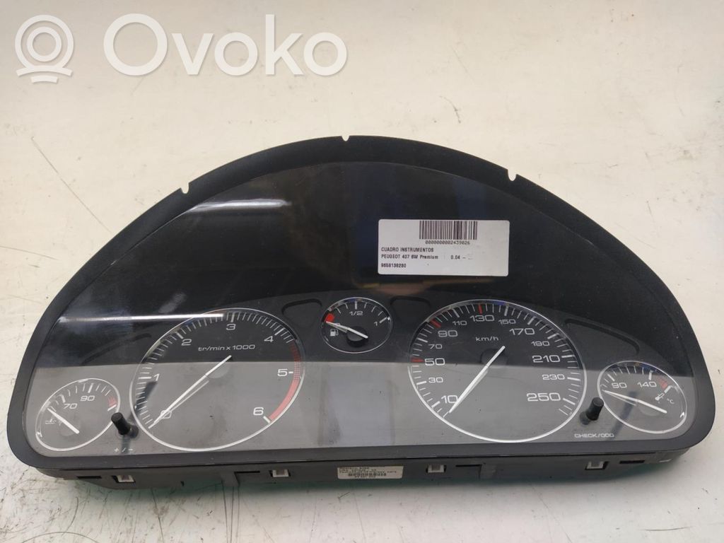 Peugeot 207 CC Vitezometru (grup de instrumente) 
