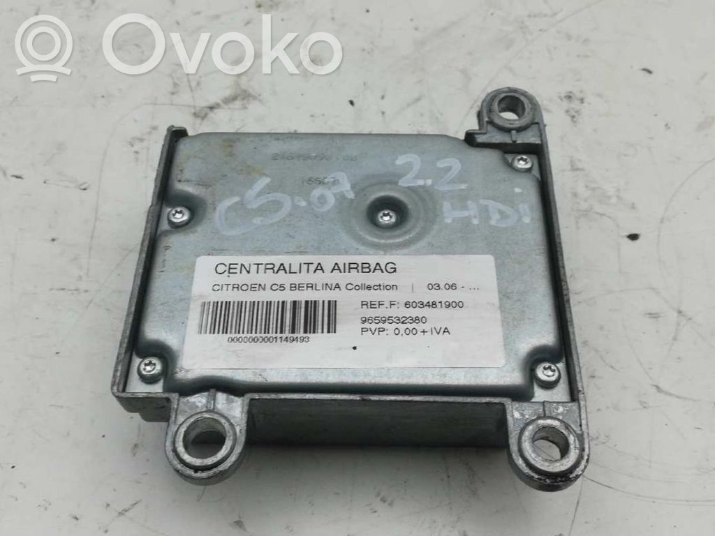Turvatyynyn ohjainlaite/moduuli   603481900