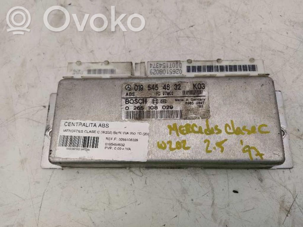 Sterownik / moduł ABS   0265108029