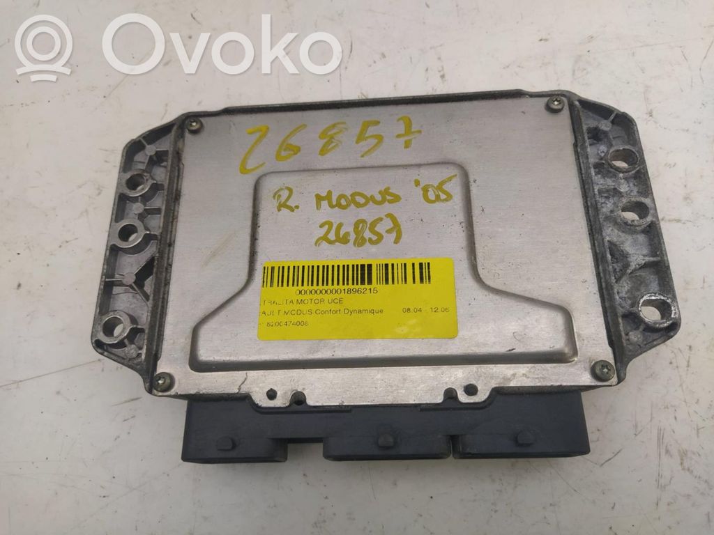 Unidad de control/módulo ECU del motor   8200474008