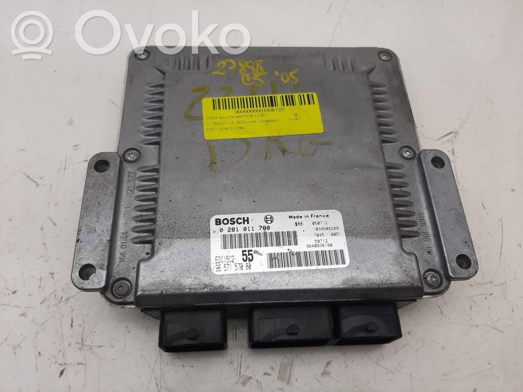 Citroen Berlingo Motorsteuergerät ECU 