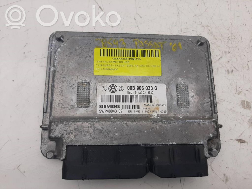Unidad de control/módulo ECU del motor   06B906033G