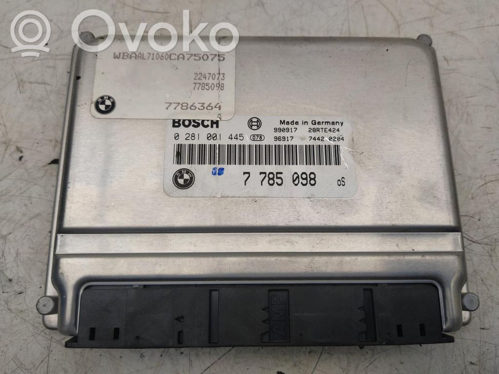 Unidad de control/módulo ECU del motor   0281001445
