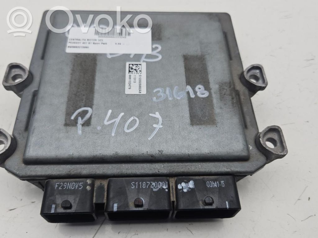Peugeot 207 CC Centralina/modulo motore ECU 