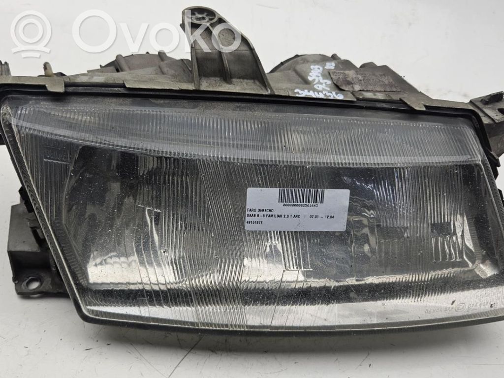 Saab 9-5 Headlight/headlamp 