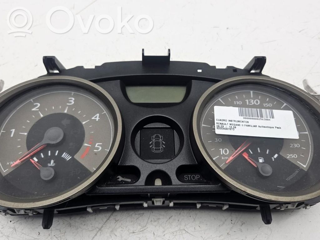 Geschwindigkeitsmesser Cockpit   8200408787D