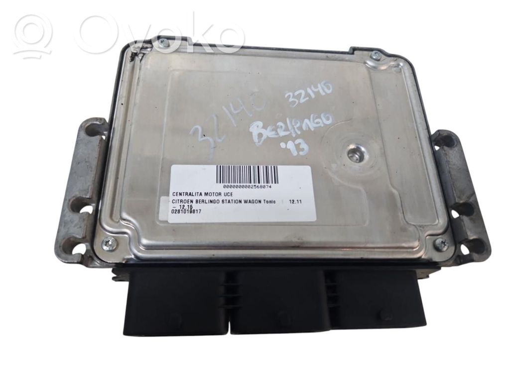 Unidad de control/módulo ECU del motor   0281019817