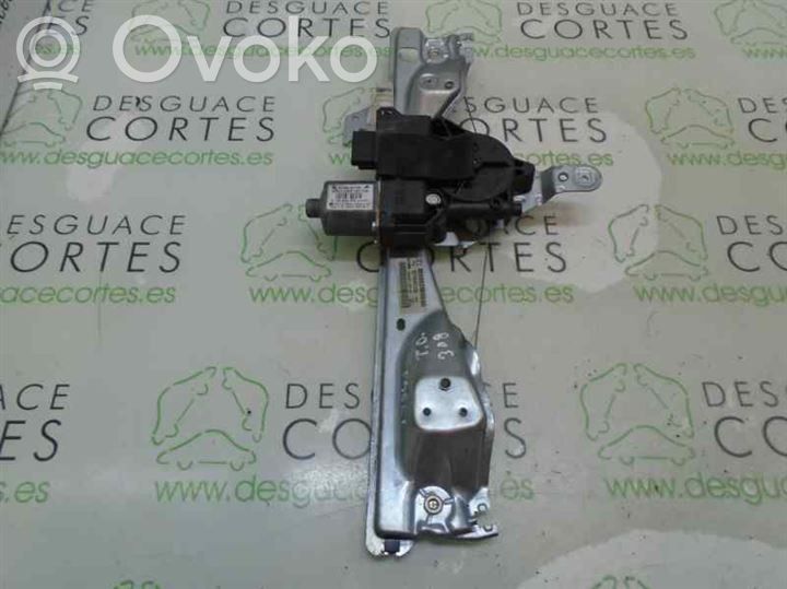 Peugeot 308 Regulador de puerta trasera con motor