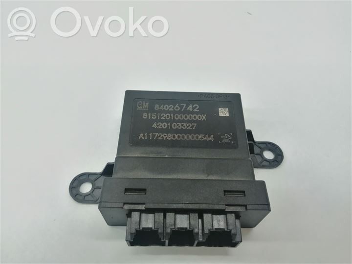 Opel Astra K Steuergerät Einparkhilfe Parktronic PDC 