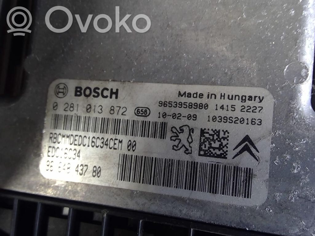 Citroen C3 Engine control unit/module 