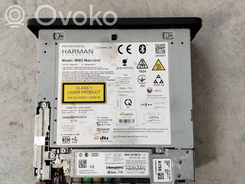 Audi A5 Unitate/modul control navigație GPS 