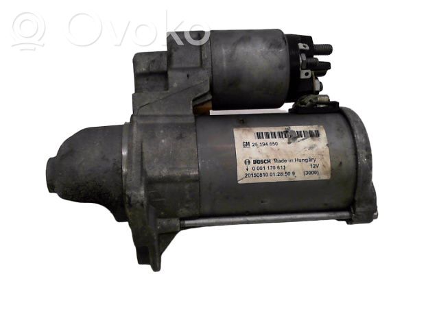 Starter motor   25194650,0001170610,0001170611,1202227,1202348,1202486,1202492,1202519,25194650,254321,30245N,328076102,42025210,55572440,55591942,55592541,60105130,60105131,95520234,95520324,95520352,AEY2648,CST10513AS,CST10513GS,LRS02648,ST1237