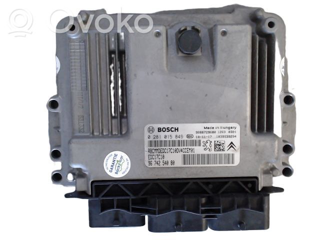 Peugeot 207 Engine control unit/module ECU 