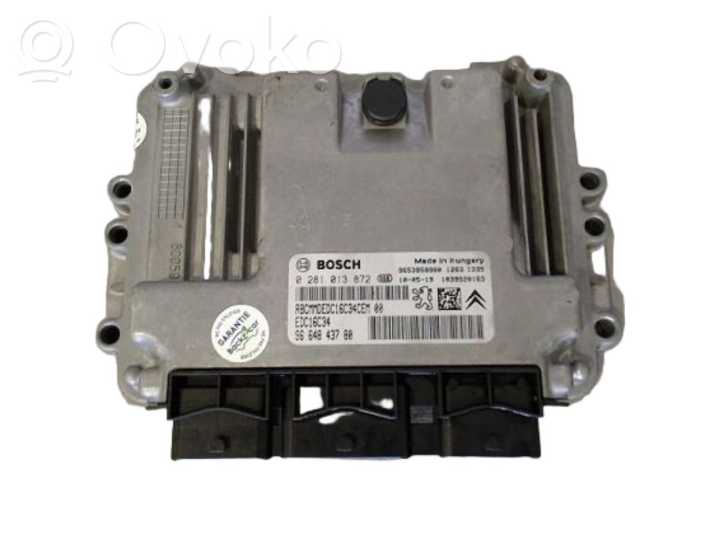 Peugeot 407 Centralina/modulo motore ECU 