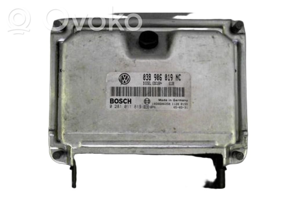 Volkswagen Polo IV 9N3 Unidad de control/módulo ECU del motor 