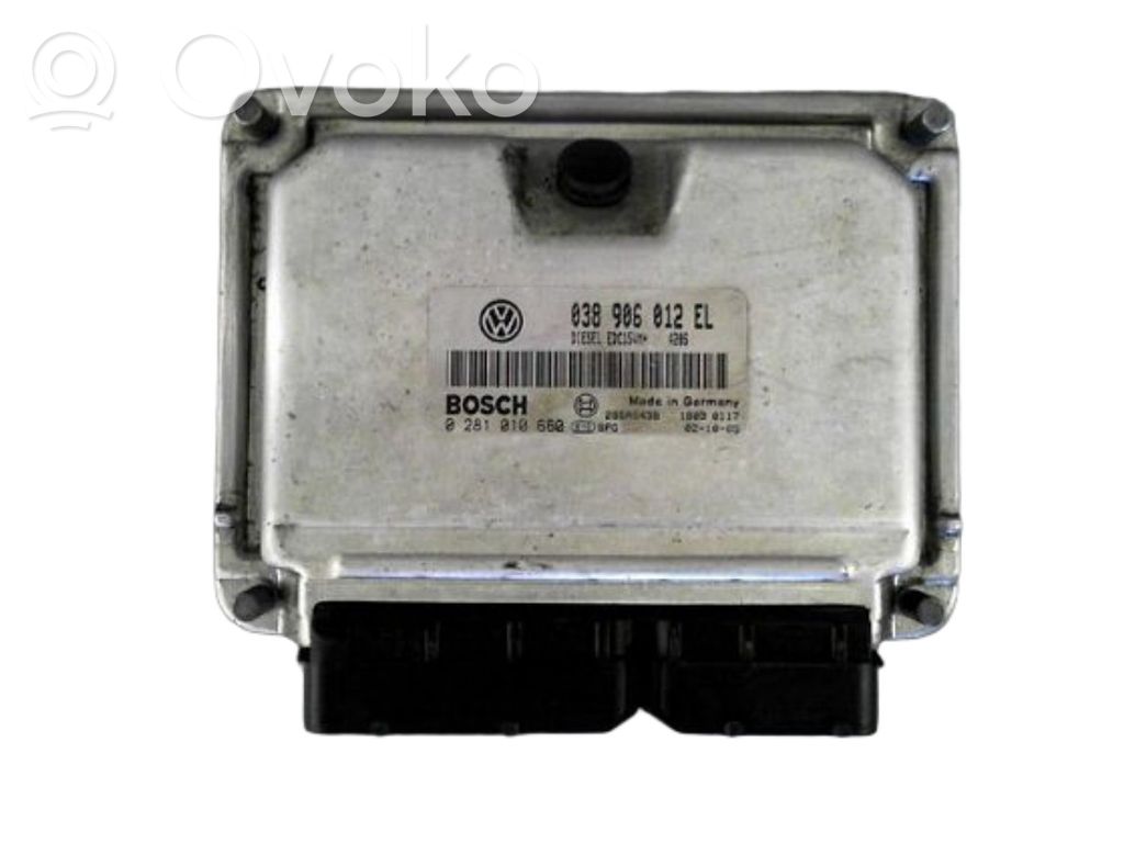 Volkswagen Polo IV 9N3 Unité de commande, module ECU de moteur 