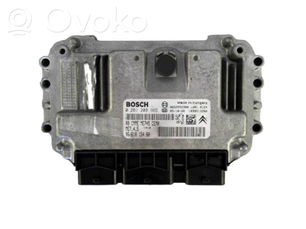 Peugeot 207 Unidad de control/módulo ECU del motor 