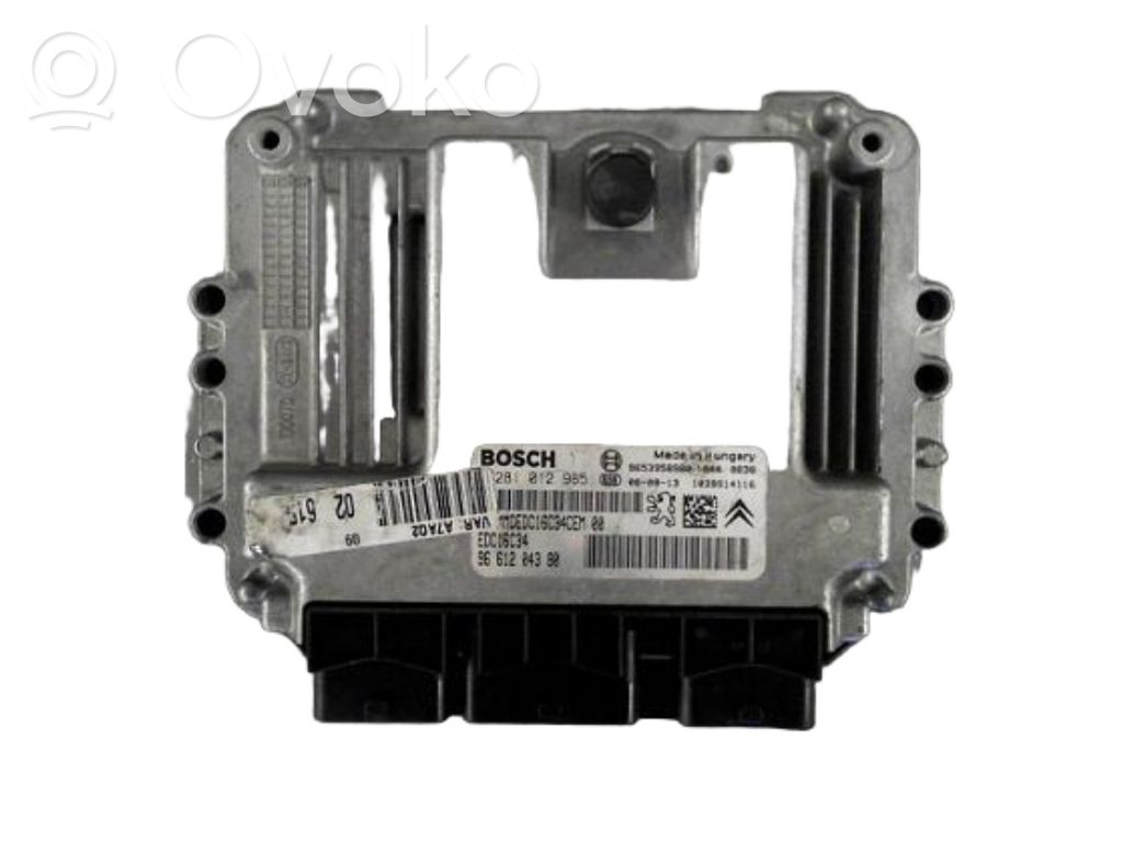 Peugeot 207 Centralina/modulo motore ECU 