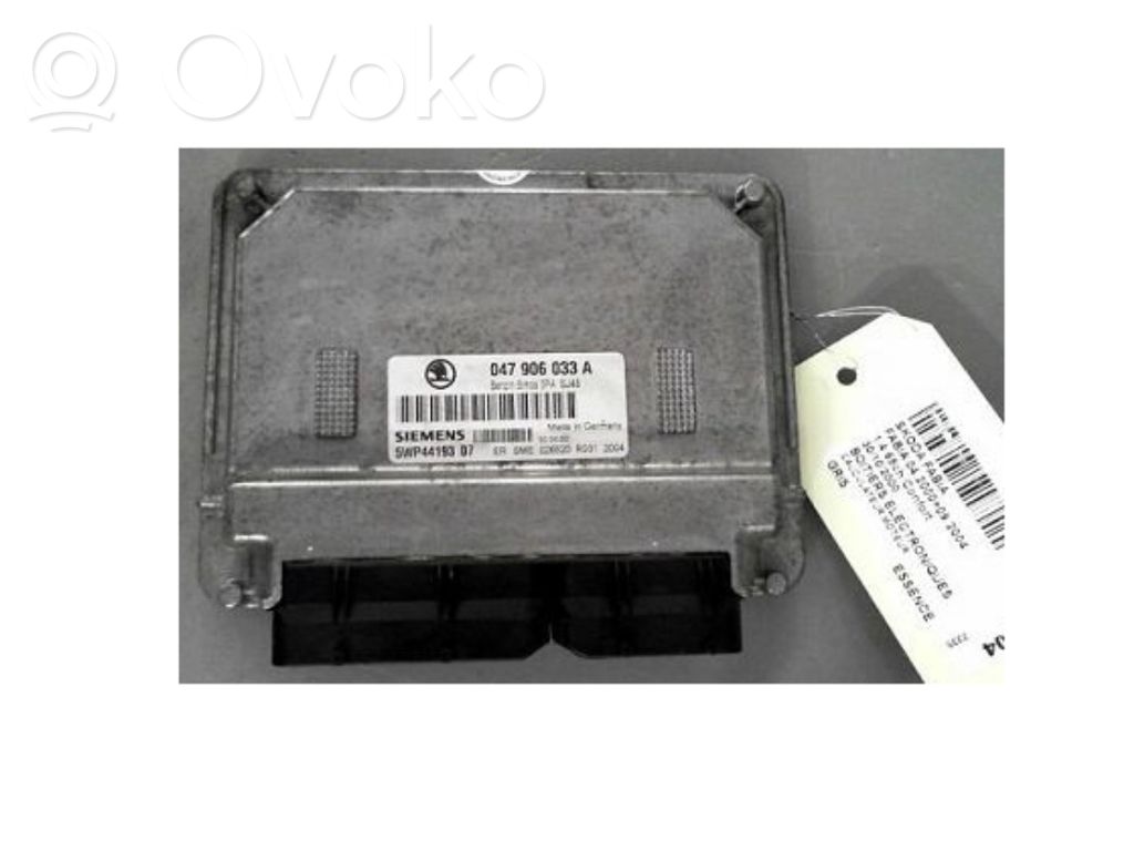Skoda Fabia Mk1 (6Y) Unidad de control/módulo ECU del motor
