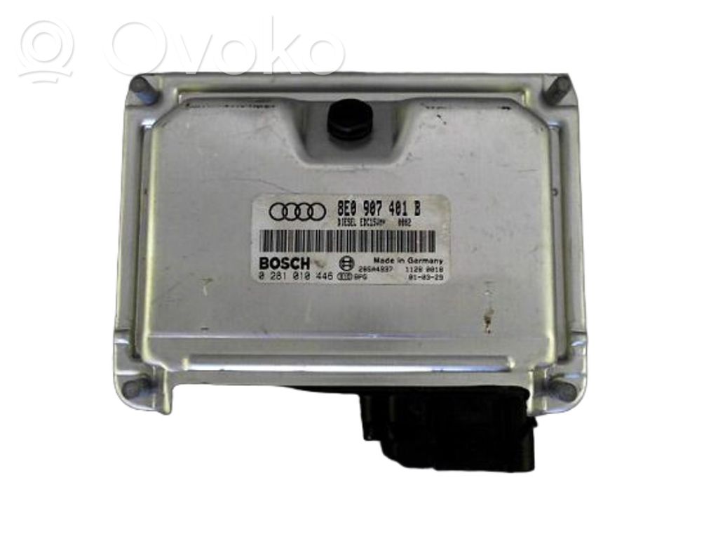 Audi A4 S4 B6 8E 8H Unité de commande, module ECU de moteur 