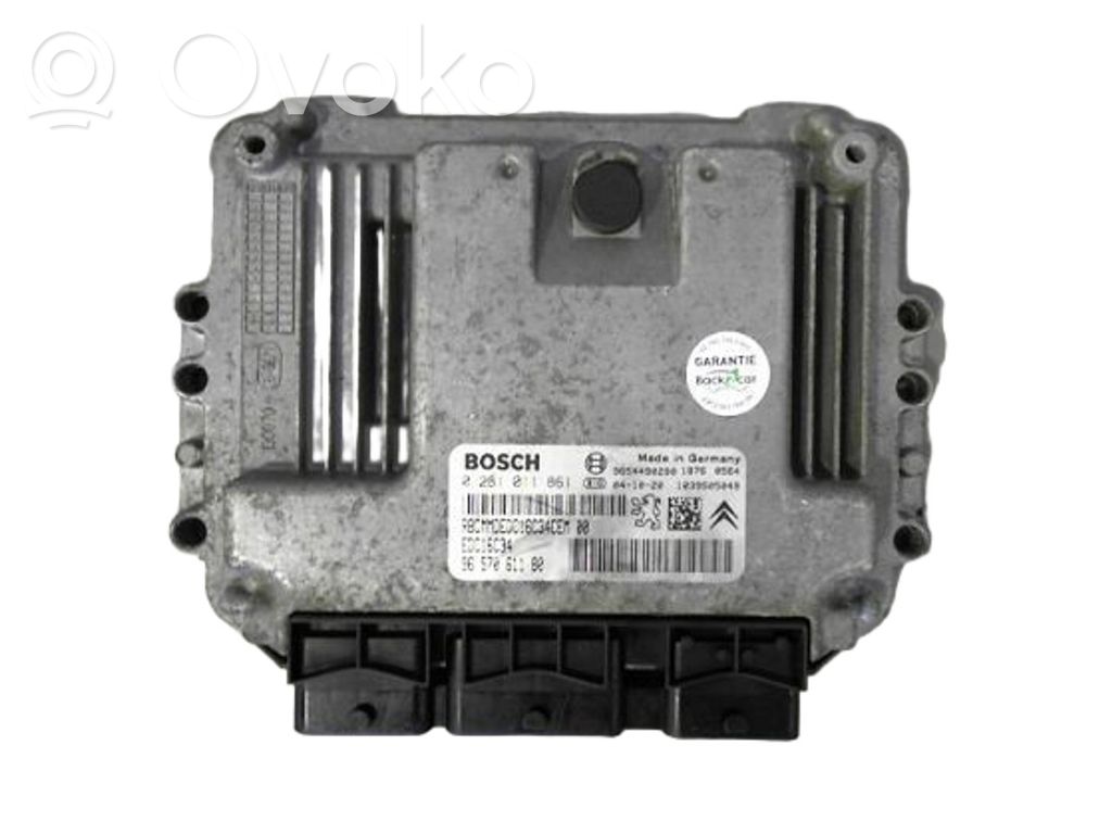 Motorsteuergerät ECU   EDC16C34PSA,EDC16C34PSA