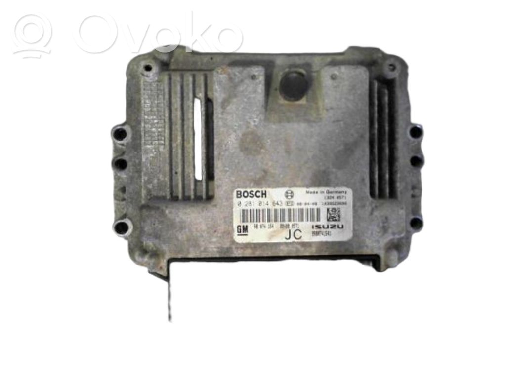 Opel Astra H Motorsteuergerät ECU 