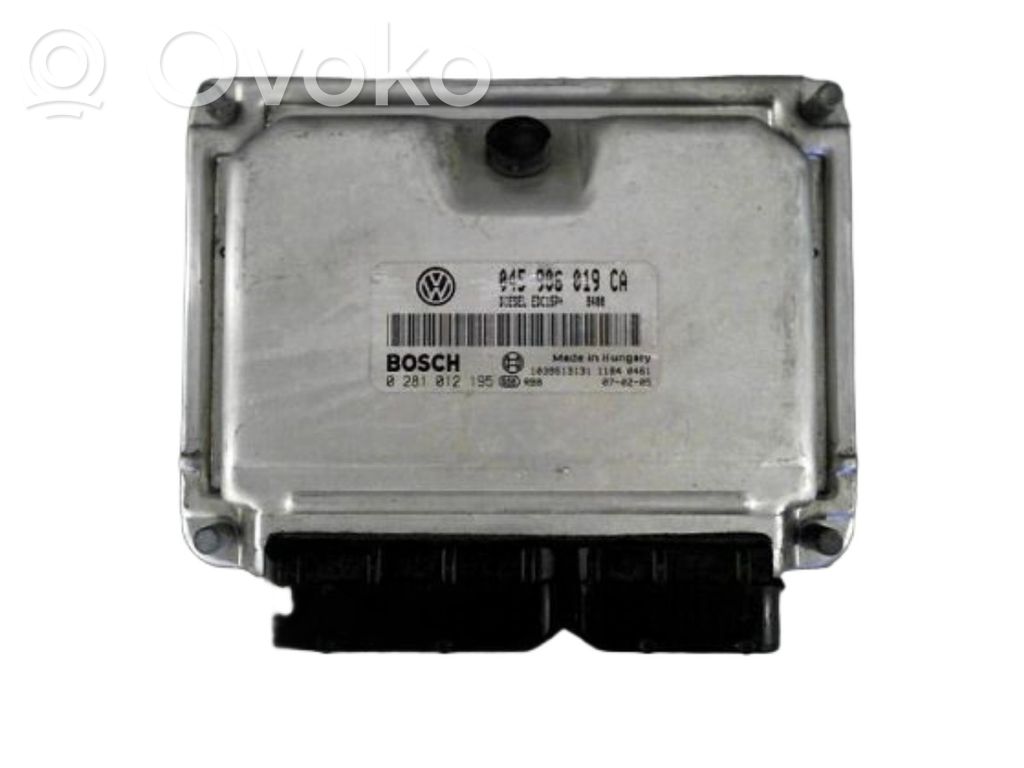 Volkswagen Polo IV 9N3 Unidad de control/módulo ECU del motor 