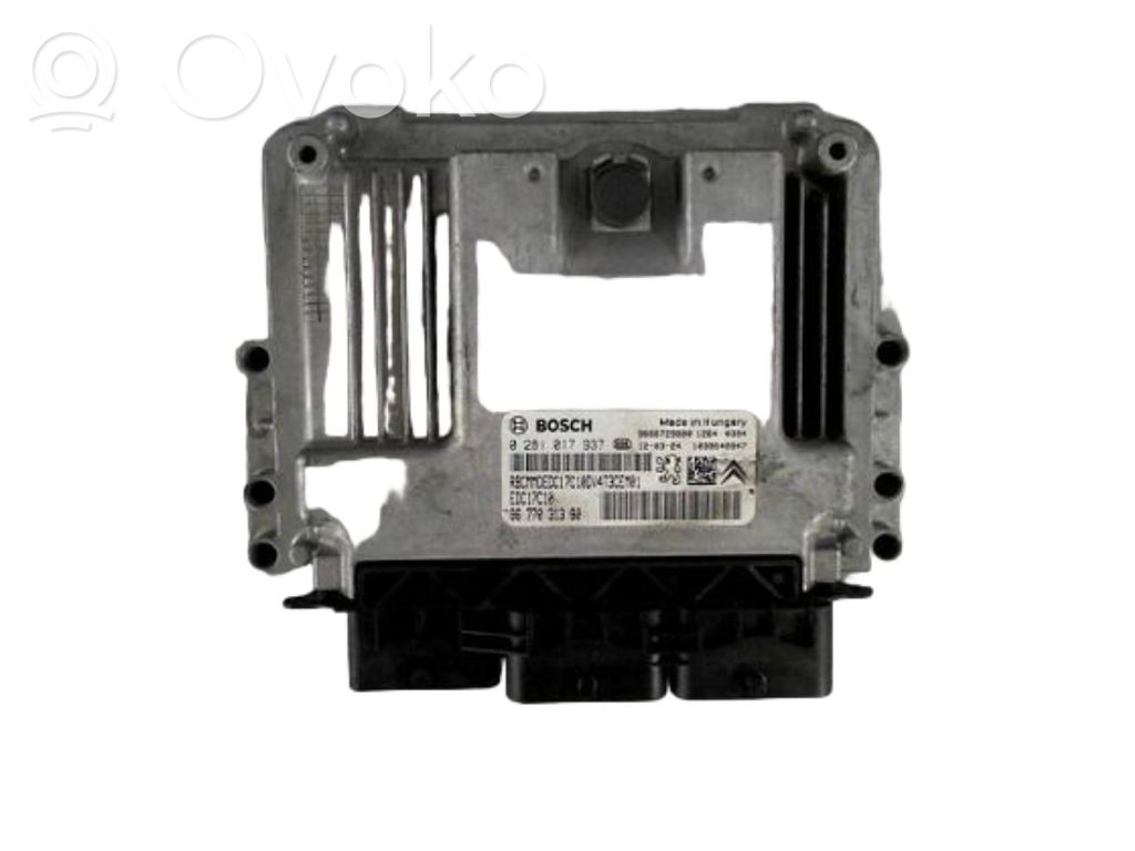 Peugeot 206+ Motorsteuergerät ECU 