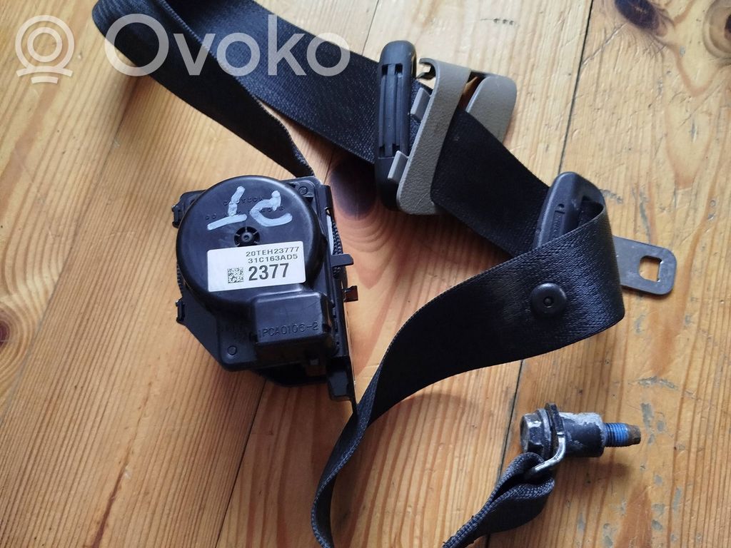 Opel Antara Cinturón trasero 