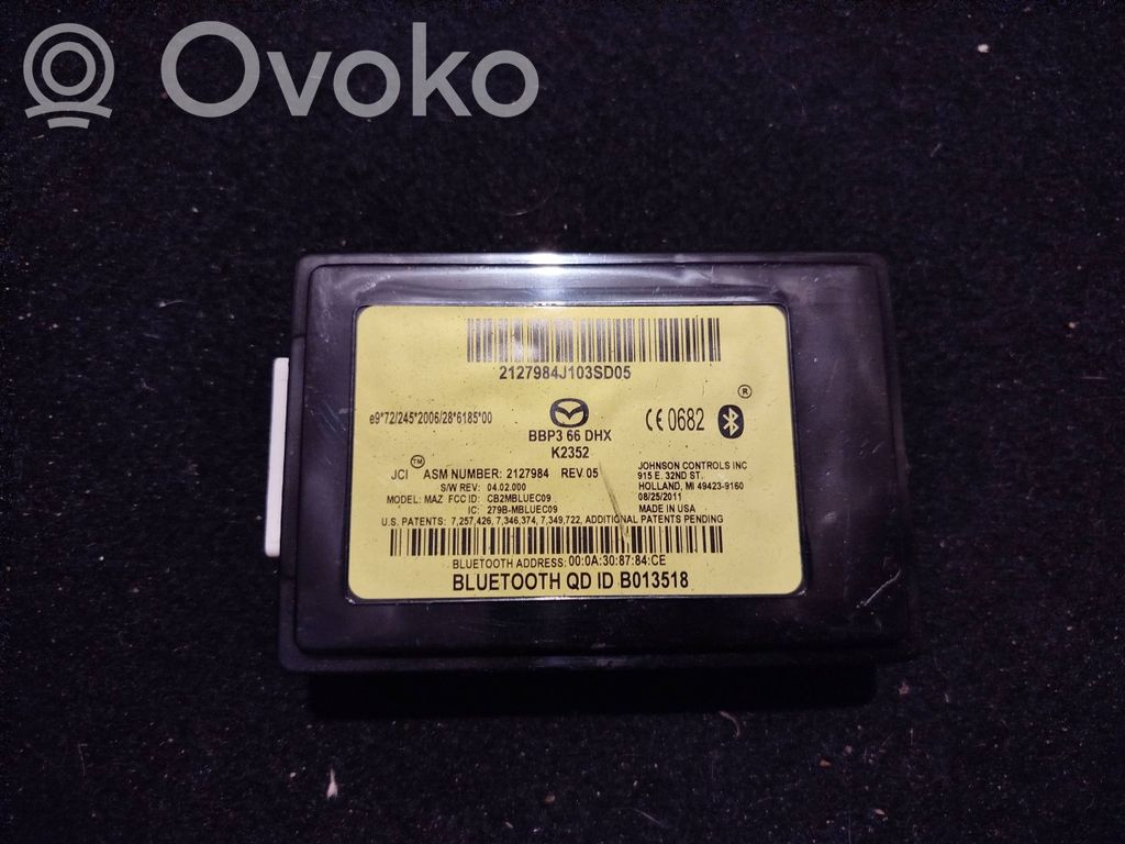 Mazda 3 II Bluetooth control unit module 