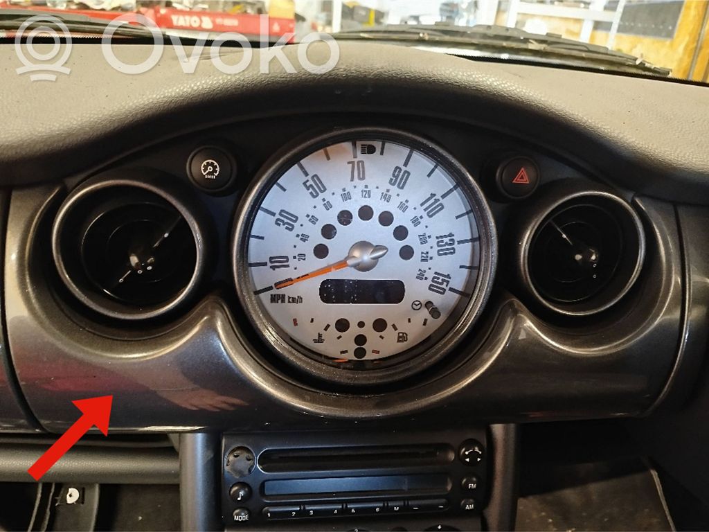 Mini One - Cooper R50 - 53 Dashboard trim 